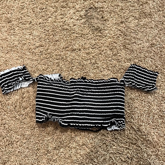 Xhilaration Other - Xhilaration, Bikini top, Size: M, Color: Black and White